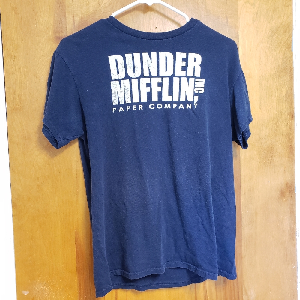 Delta Dunder Mifflin Navy Short Sleeve T-Shirt